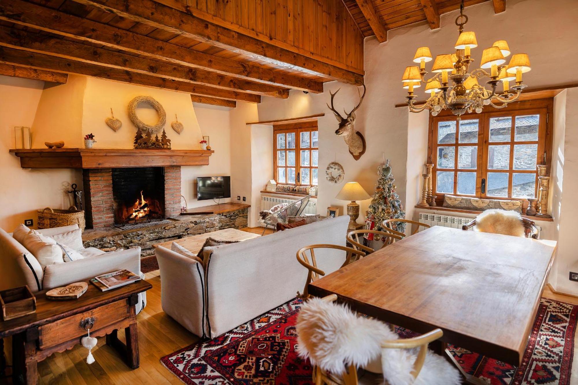 Pleta Ordino 51, Duplex Rustico Con Chimenea, Ordino, Zona Vallnord Bagian luar foto